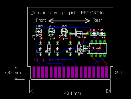 Turn-on Fixture Board Layout